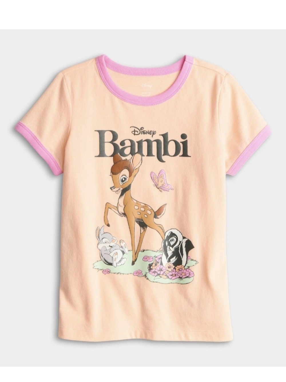 NWT Disney Bambi Graphic Ringer Tee 3T ✨